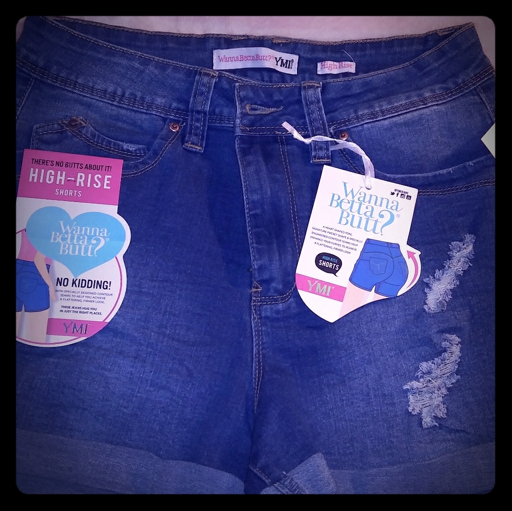 YMI Wanna Betta Butt Jean shorts